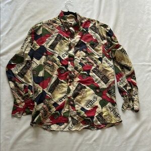 Giorgio Michele 100% silk button down